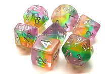 Load image into Gallery viewer, Old School Dice &amp; Accessories: Luminous - 7-Die RPG Set
