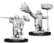 D&D Nolzur's Marvelous Unpainted Miniatures: Male Dwarf Cleric (2)