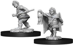 D&D Nolzur's Marvelous Unpainted Miniatures: Male Halfling Rogue (2)