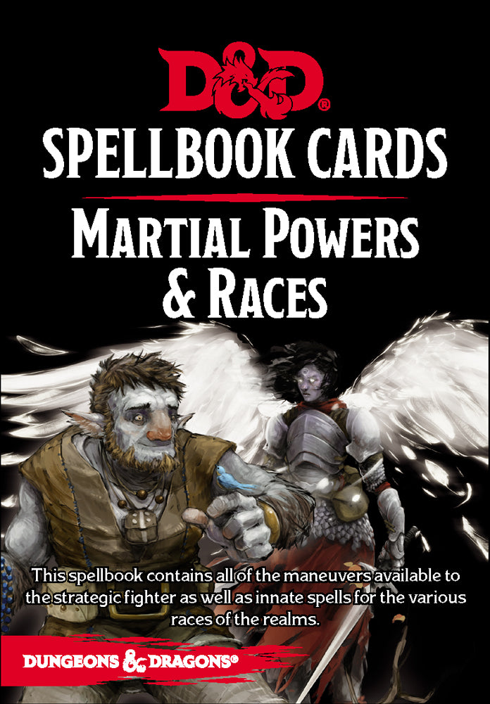 Dungeons & Dragons: Spellbook Cards (5E) - Martial Powers and Races