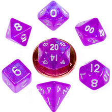 Load image into Gallery viewer, Metallic Dice Games: Mini Dice - 7 piece rpg set
