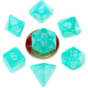 Metallic Dice Games: Mini Dice - 7 piece rpg set