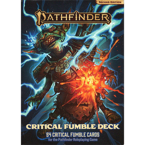 Pathfinder 2E RPG: Critical Fumble Card Deck