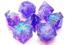 Load image into Gallery viewer, Old School Dice &amp; Accessories: Sharp Edged - 7 Die RPG Set
