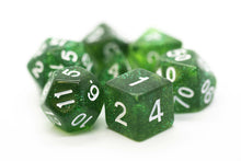Load image into Gallery viewer, Old School 7 Piece DnD RPG Dice Set: Sparkle
