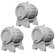 Pathfinder Battles Deep Cuts Unpainted Miniatures: Keg Barrels (3)