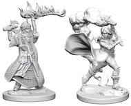 Pathfinder Battles Deep Cuts Unpainted Miniatures: Human Female Cleric (2)