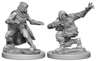 Pathfinder Battles Deep Cuts Unpainted Miniatures: Human Male Rogue (2)