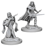 Pathfinder Battles Deep Cuts Unpainted Miniatures: Human Female Bard (2)