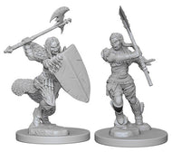Pathfinder Battles Deep Cuts Unpainted Miniatures: Half-Orc Female Barbarian (2)