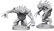 D&D Nolzur's Marvelous Unpainted Miniatures: Gray Slaad & Death Slaad