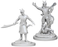 D&D Nolzur's Marvelous Unpainted Miniatures: Male Tiefling Warlocks (2)