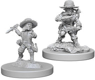 Pathfinder Battles Deep Cuts Unpainted Miniatures: Male Halfling Rogue (2)