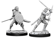 Pathfinder Battles Deep Cuts Unpainted Miniatures: Female Elf Fighters (2)