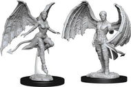 D&D Nolzur's Marvelous Unpainted Miniatures: Succubus & Incubus (2)