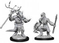 D&D Nolzur's Marvelous Unpainted Miniatures: Lizardfolk & Lizardfolk Shaman