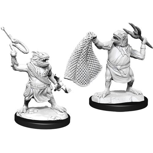 D&D Nolzur's Marvelous Unpainted Minis: Kuo-Toa & Kuo-Toa Whip