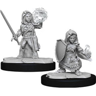 Pathfinder Battles Deep Cuts Unpainted Minis: Female Halfling Cleric