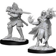 D&D Nolzur's Marvelous Unpainted Miniatures: Hobgoblin Fighter Male & Hobgoblin Wizard Female