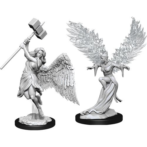Pathfinder Battles Deep Cuts Unpainted Minis: Balisse & Astral Deva
