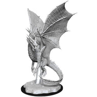 D&D Nolzur's Marvelous Unpainted Miniatures: Young Silver Dragon (1)